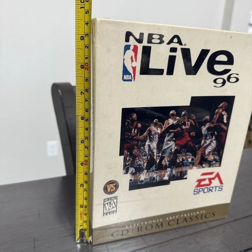 NBA Live 96 PC Basketball Video Game EA CD-ROM Classics 1996 Vintage